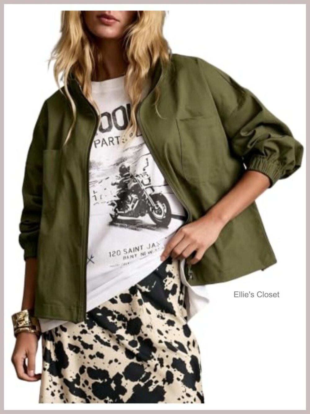Women's Cotton Canvas Barn Jacket Loose Drawstring Utility Coat